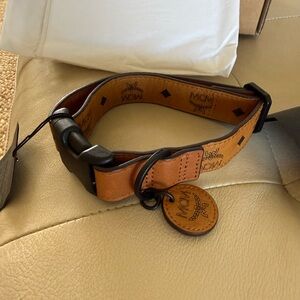 MCM Black and Tan Dog collar